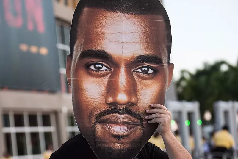 Image: Tonight at Space Mountain, you too will be able to pose for pictures with Kanye — sort of.