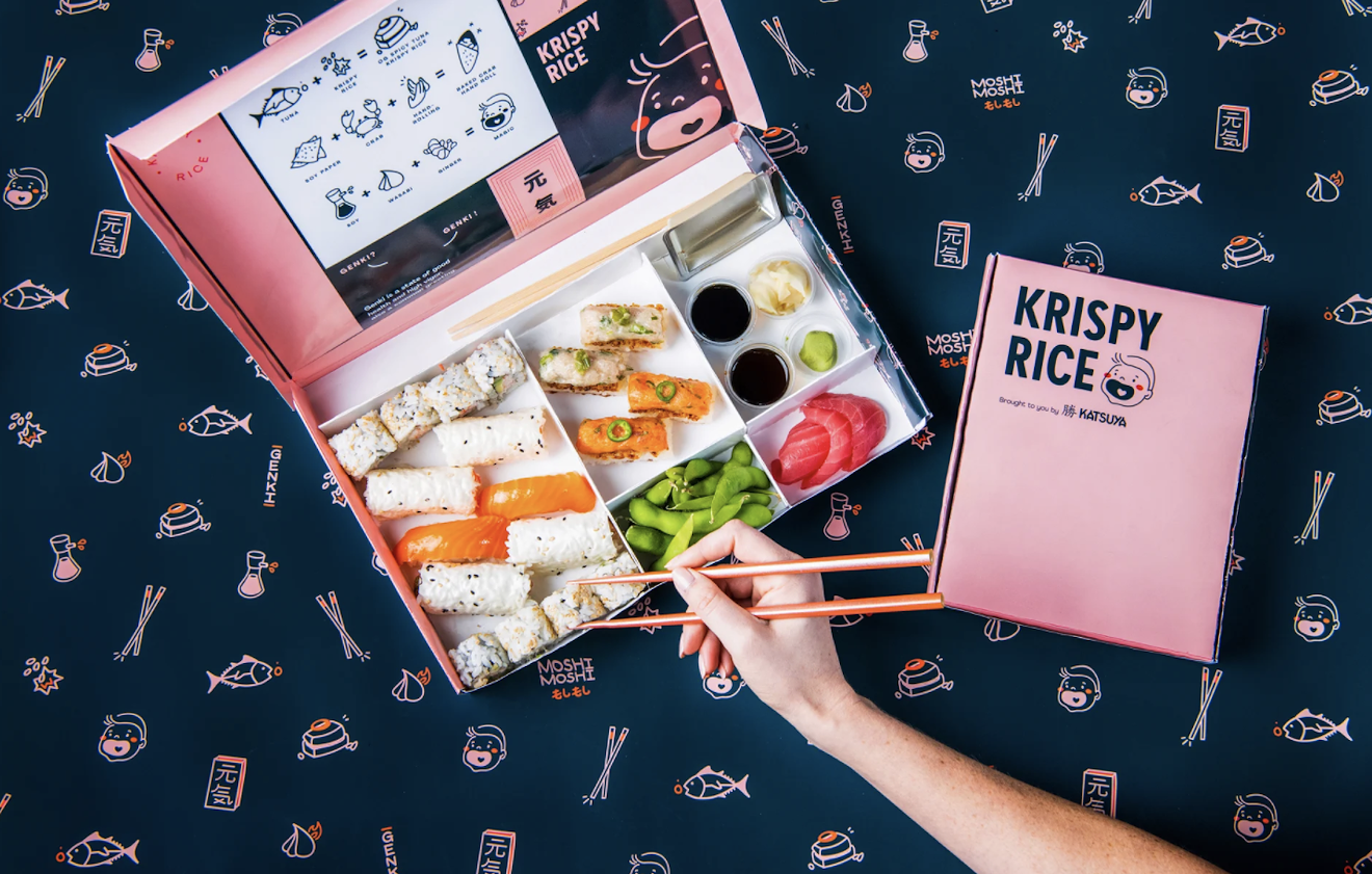 The Box by Krispy Rice includes over 15 items for $30.
