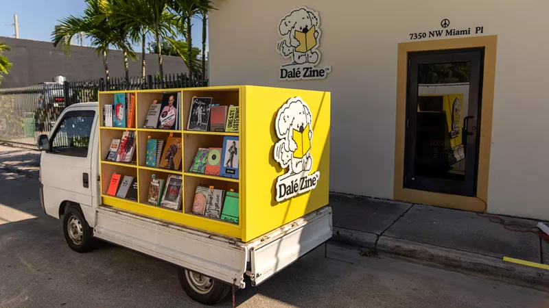 Image: Dále Zine used a converted Japanese kei truck to create its new mobile bookstore.