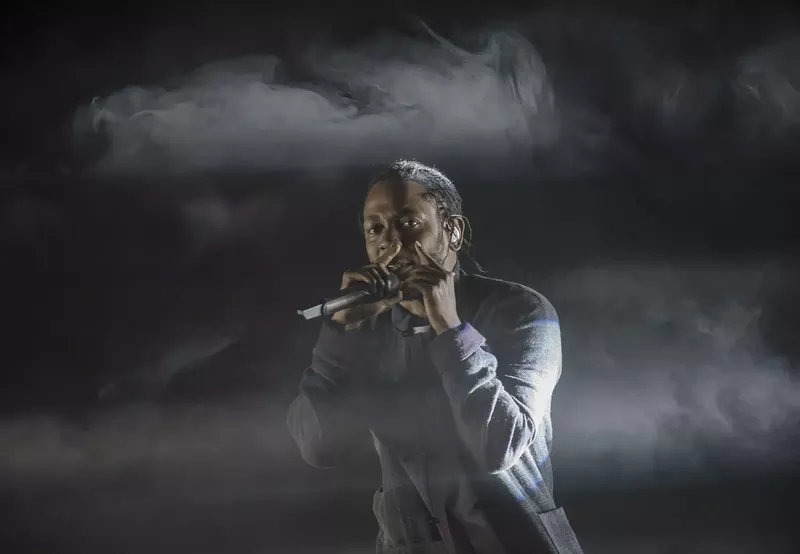 Image: Kendrick Lamar performs at Rolling Loud 2017.