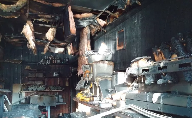 Image: Key Biscayne's Oasis Cafe Ravaged by Overnight Fire UPDATED