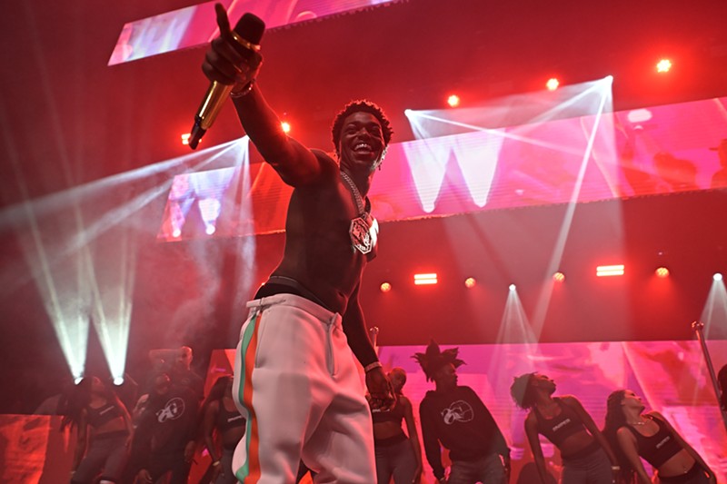 Kodak Black performed at the James L. Knight Center in downtown Miami on Saturday, May 25.