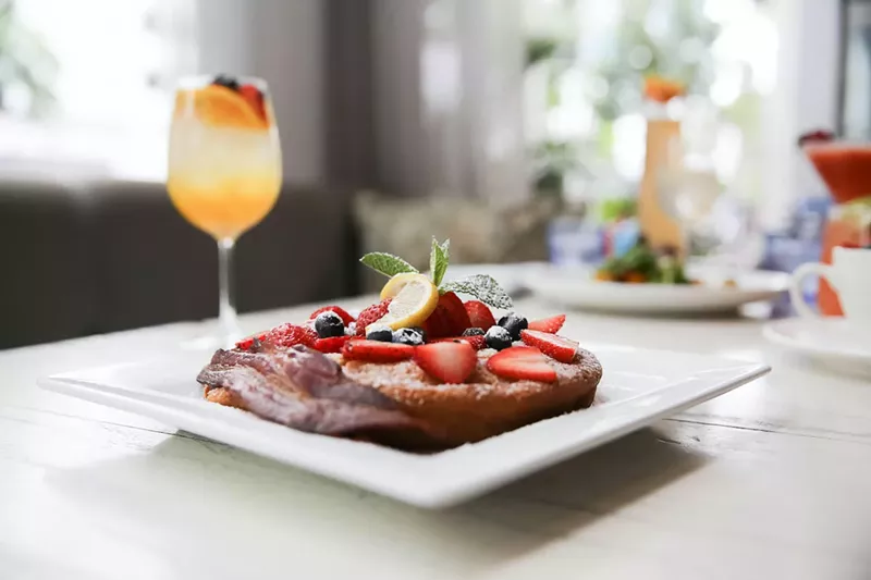 Image: Lemon ricotta pancakes at Icebox Cafe.