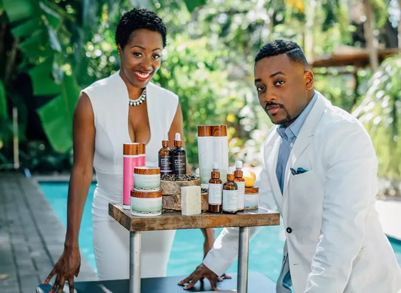 Image: Kreyòl Essence cofounders Yve Car-Momperousse and Stéphane Jean-Baptiste