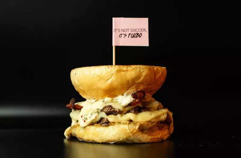 Image: Behold the "Messy": La Birra Bar has added a new burger to its lineup in honor of Lionel Messi's arrival.
