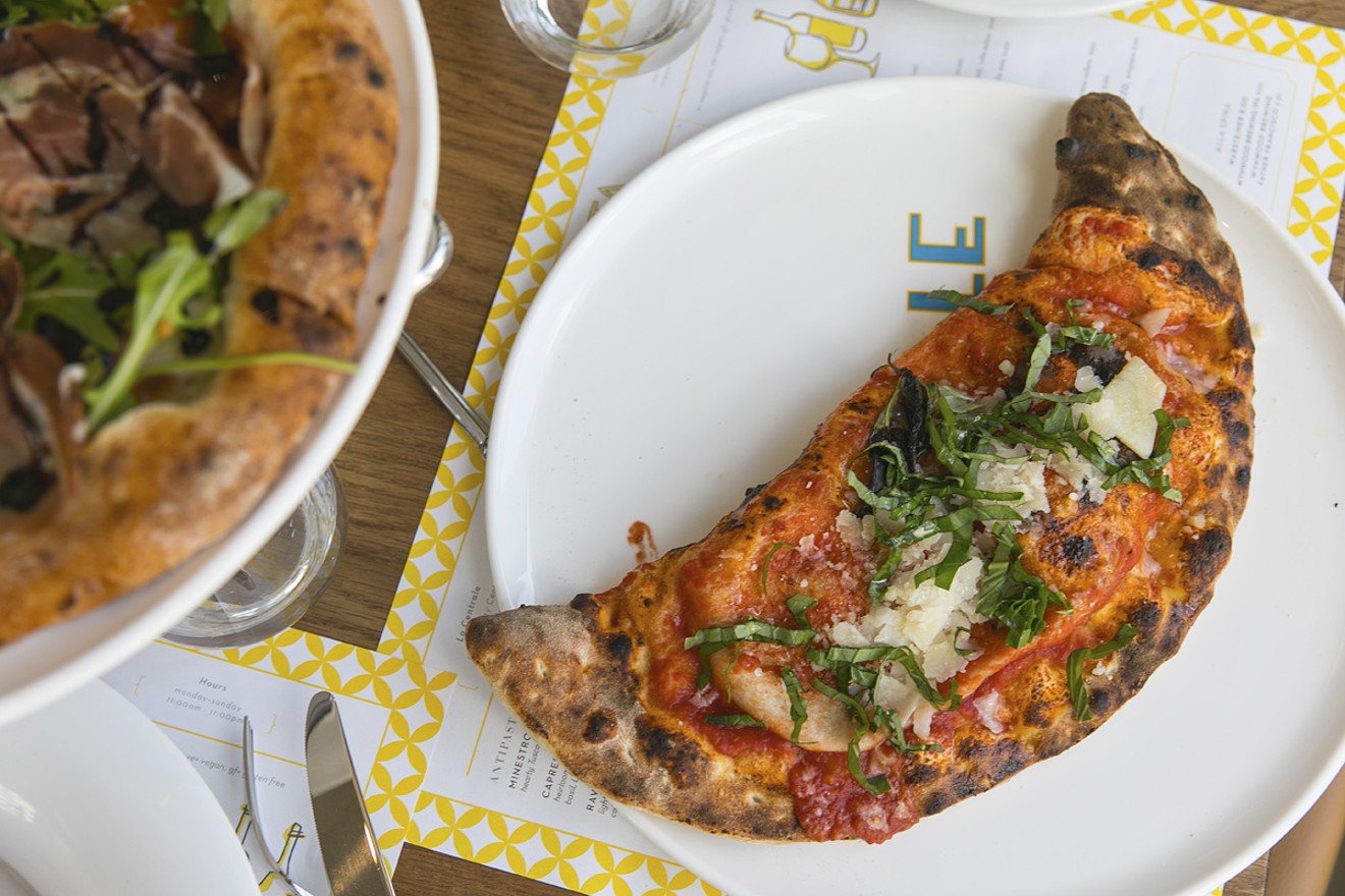 Pizza is one of the best, most reasonable dishes at La Centrale.