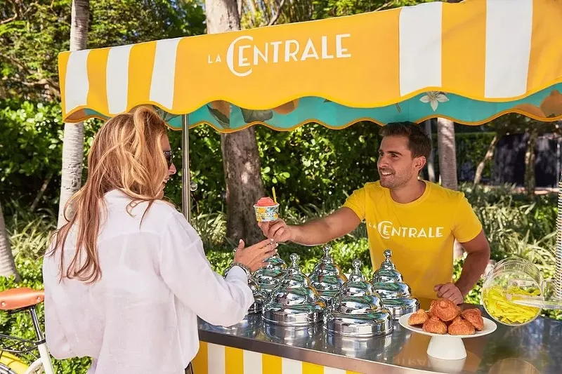 Image: Boozy Italian granitas at La Centrale