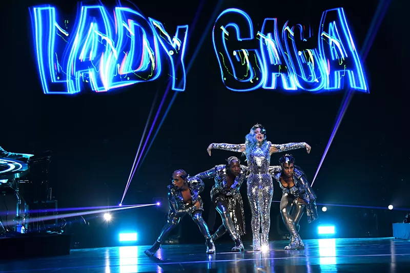 Image: Lady Gaga headlines AT&T TV's Super Saturday Night at Meridian Island Gardens.