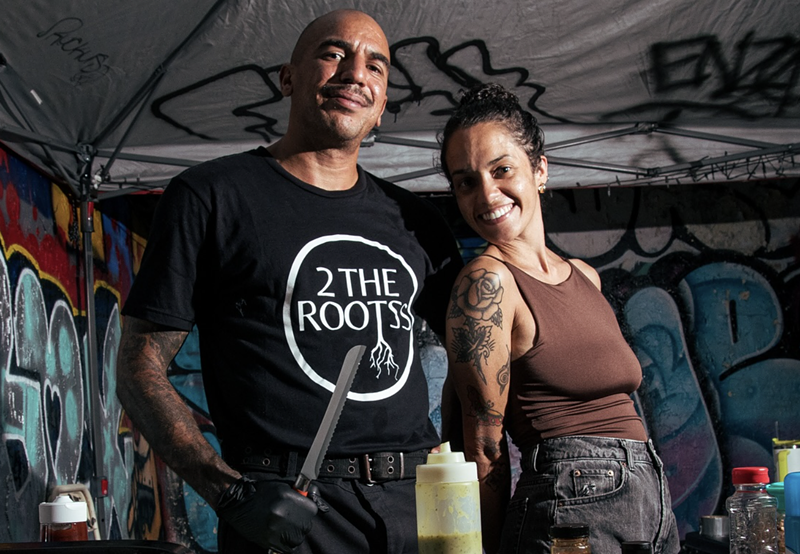 Image: From left: Chefs Gabriel Lopez and Erica Marie Denis were suddenly laid off at Planta Queen in Coconut Grove, but have founded their own vegan chef service