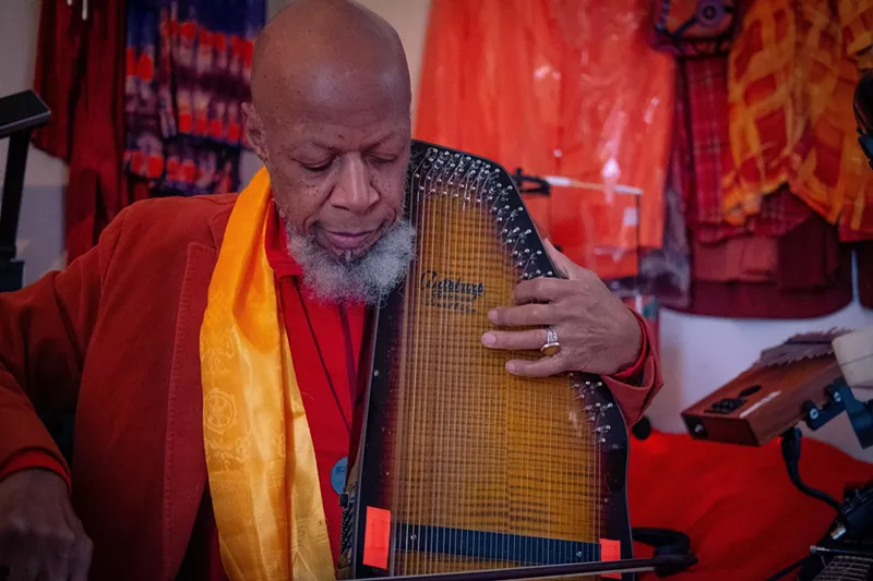 Image: Laraaji will awaken all the senses at the Miami Beach Bandshell.