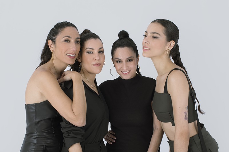 Marta Robles, Alicia Grillo, Carolina Fernández “La Chispa,” and Laura Pacios are the Grammy Award-winning musicians of Las Migas.