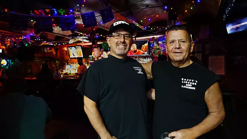 Image: That's the spirit: Longtime Happy’s Stork Lounge proprietors Howard (left) and Steven Inerfeld promise to keep the venerable bar’s vibe alive at the new location.