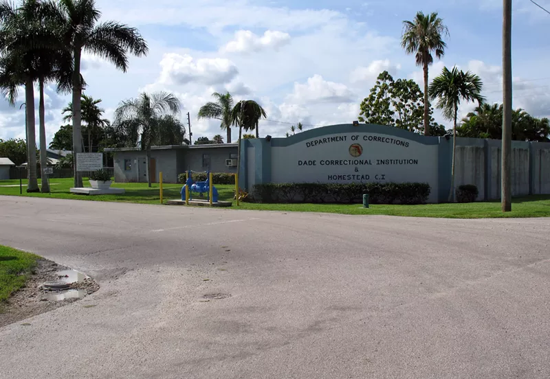 Image: The Dade Correctional Institution in South Miami-Dade.