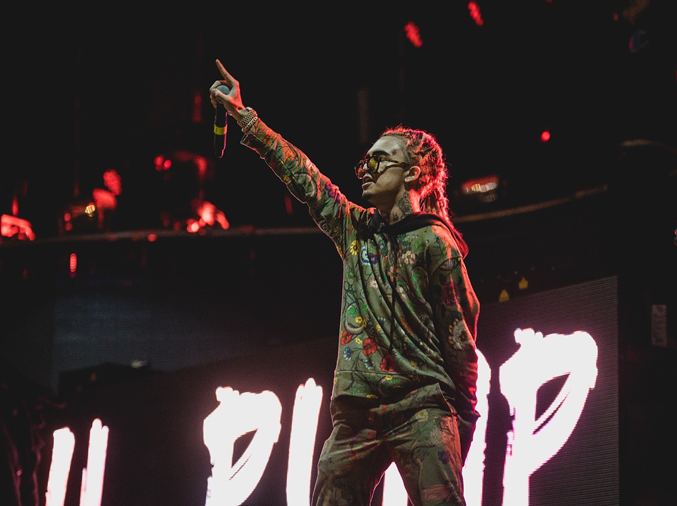 Lil Pump at Life in Color 2018. See more photos from Life in Color here.