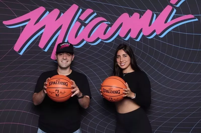 Image: Miguel Zulueta (left) and Daniela Thoelke are the minds behind the popular Instagram page @lifestyle_miami.