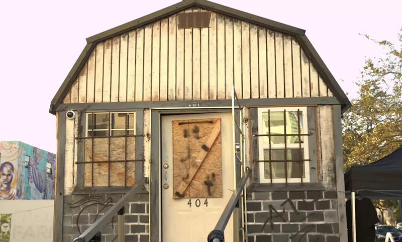 Image: Lil Trap House has popped up in Overtown.