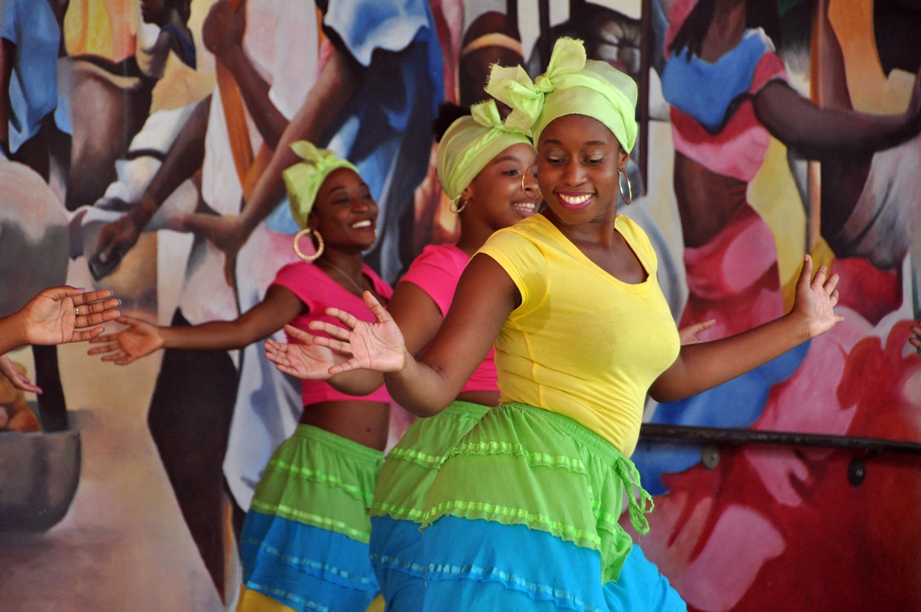 A dance performance at last year's Little Haiti Book Festival.