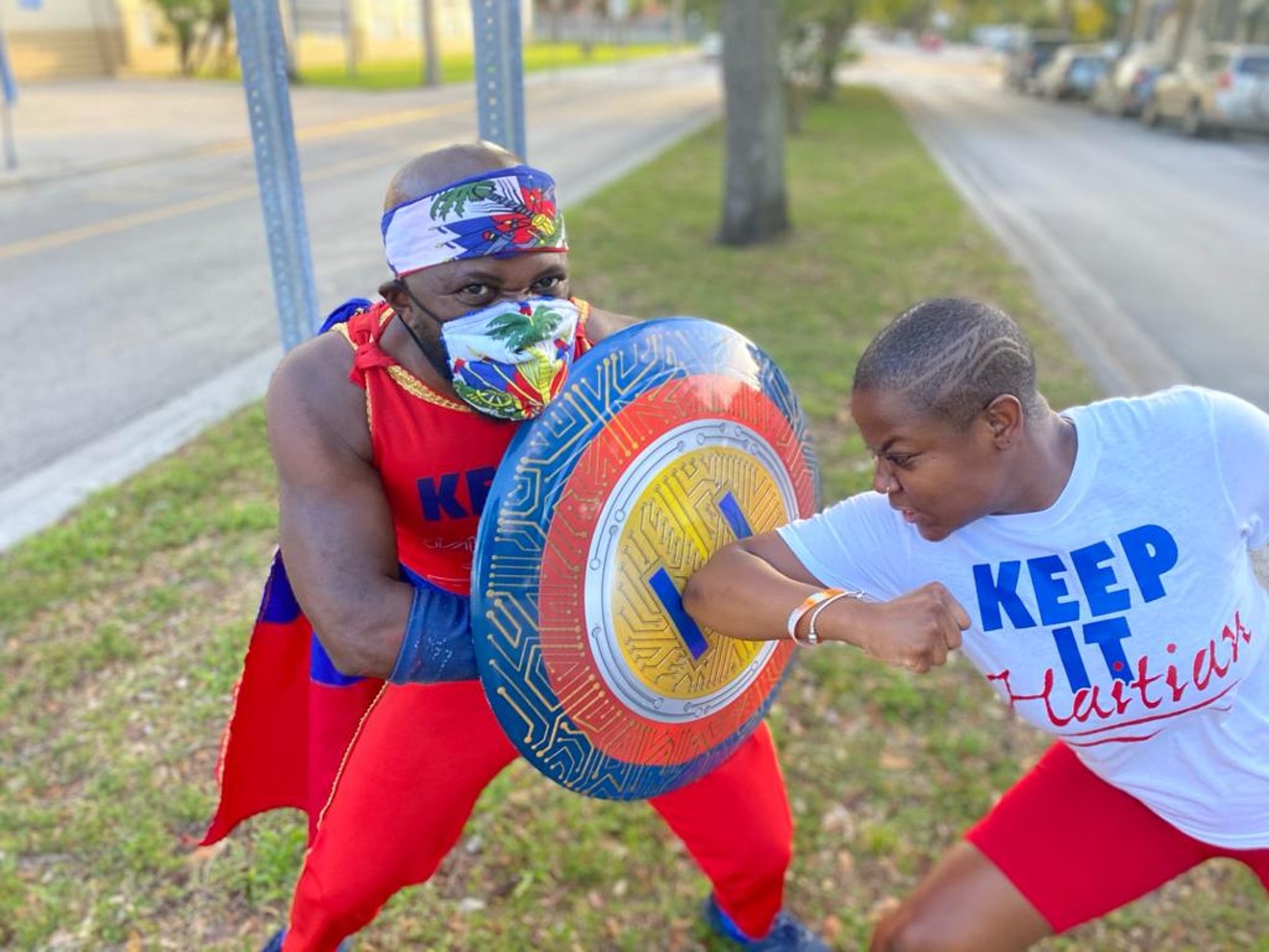 Captain Haiti is a Little Haiti superhero who wants to clean up the neighborhood using cryptocurrency.