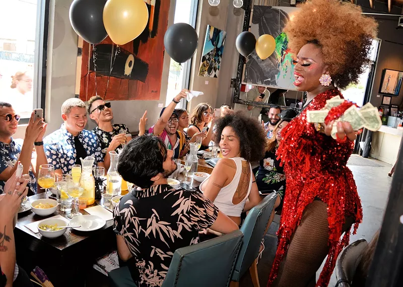 Image: R House in Wynwood is known for its electric drag brunches.