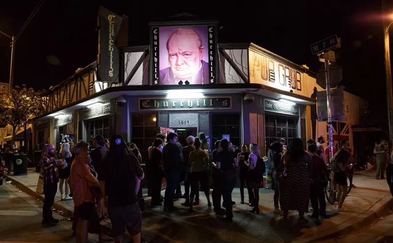 Image: Lost &amp; Found Saloon Lives on Inside Churchill's Pub