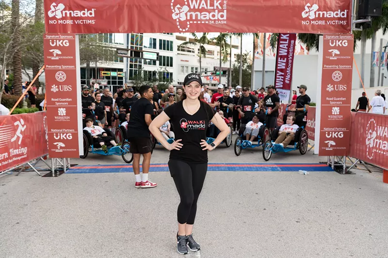 Image: Heather Geronemus at the start line at the MADD Dash 5K