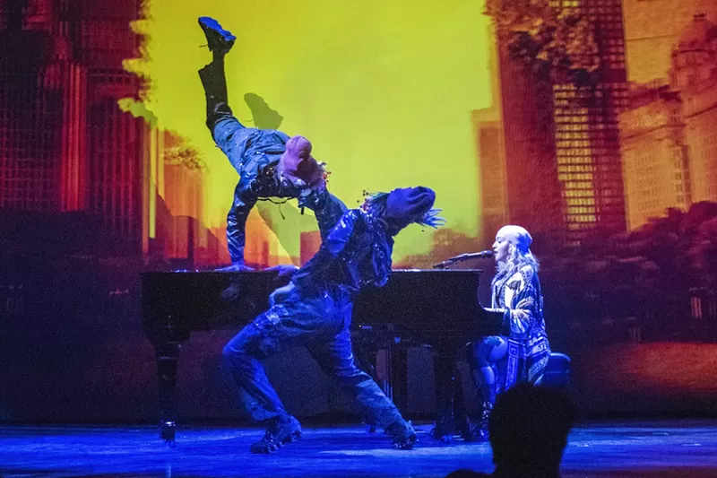 Image: Madonna performing at the BAM Howard Gilman Opera House in New York for the Madame X Tour.