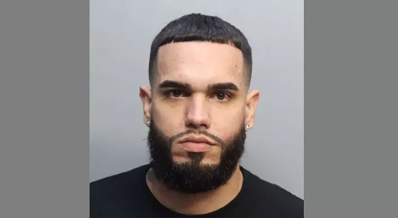 Image: Daiken Fernandez was arrested on two battery charges with a hate crime enhancement arising from a November 26, 2023, incident in a Miami arts district.