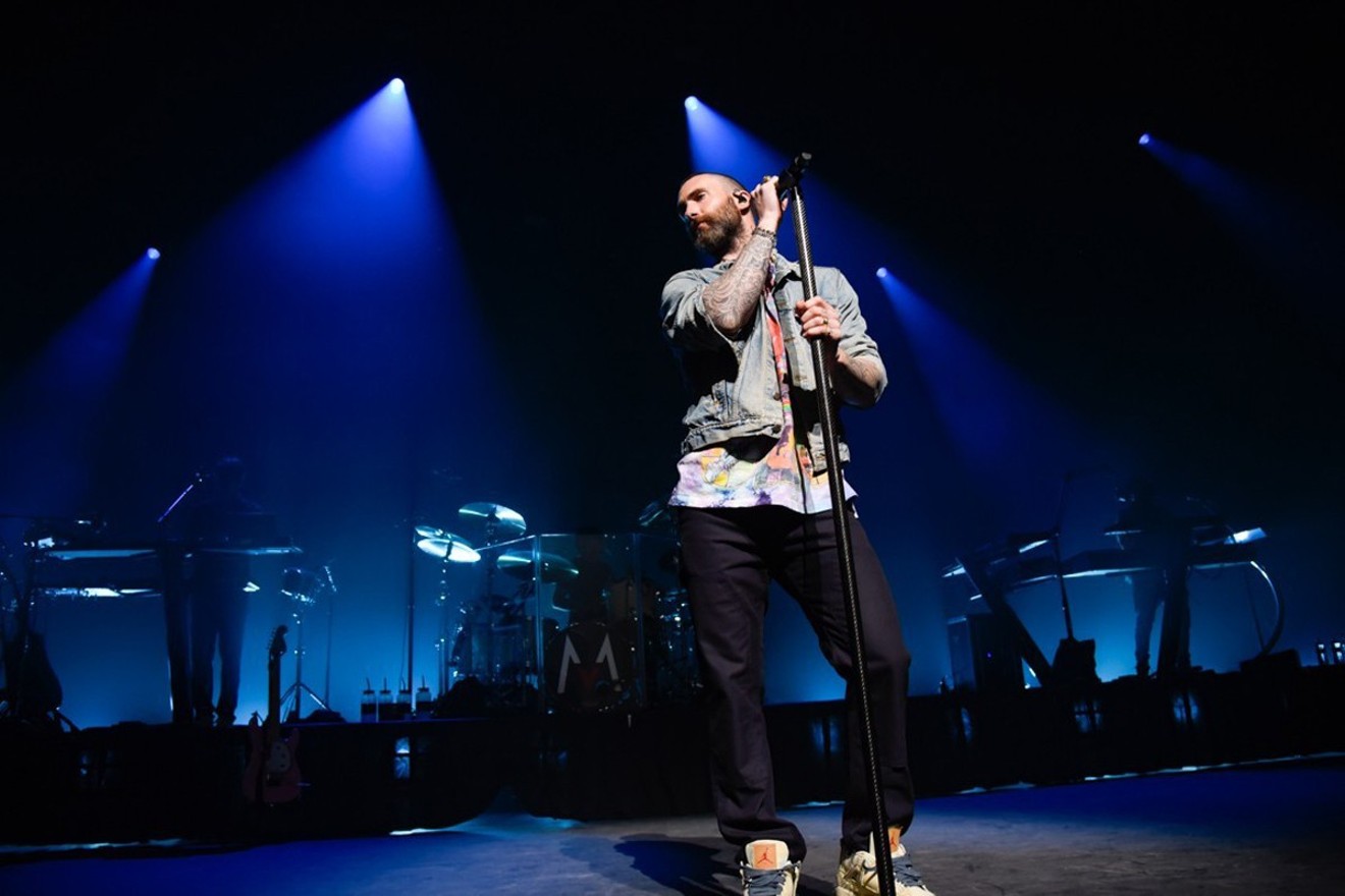 Adam Levine and company rocked Hard Rock Live's new sound system. See more photos of Maroon 5's concert here.