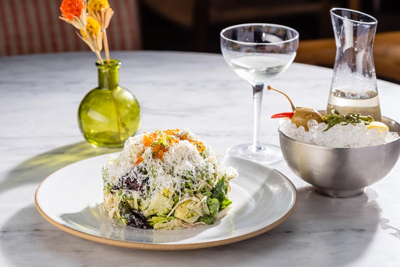 MaryGold's fennel pollen Caesar salad.