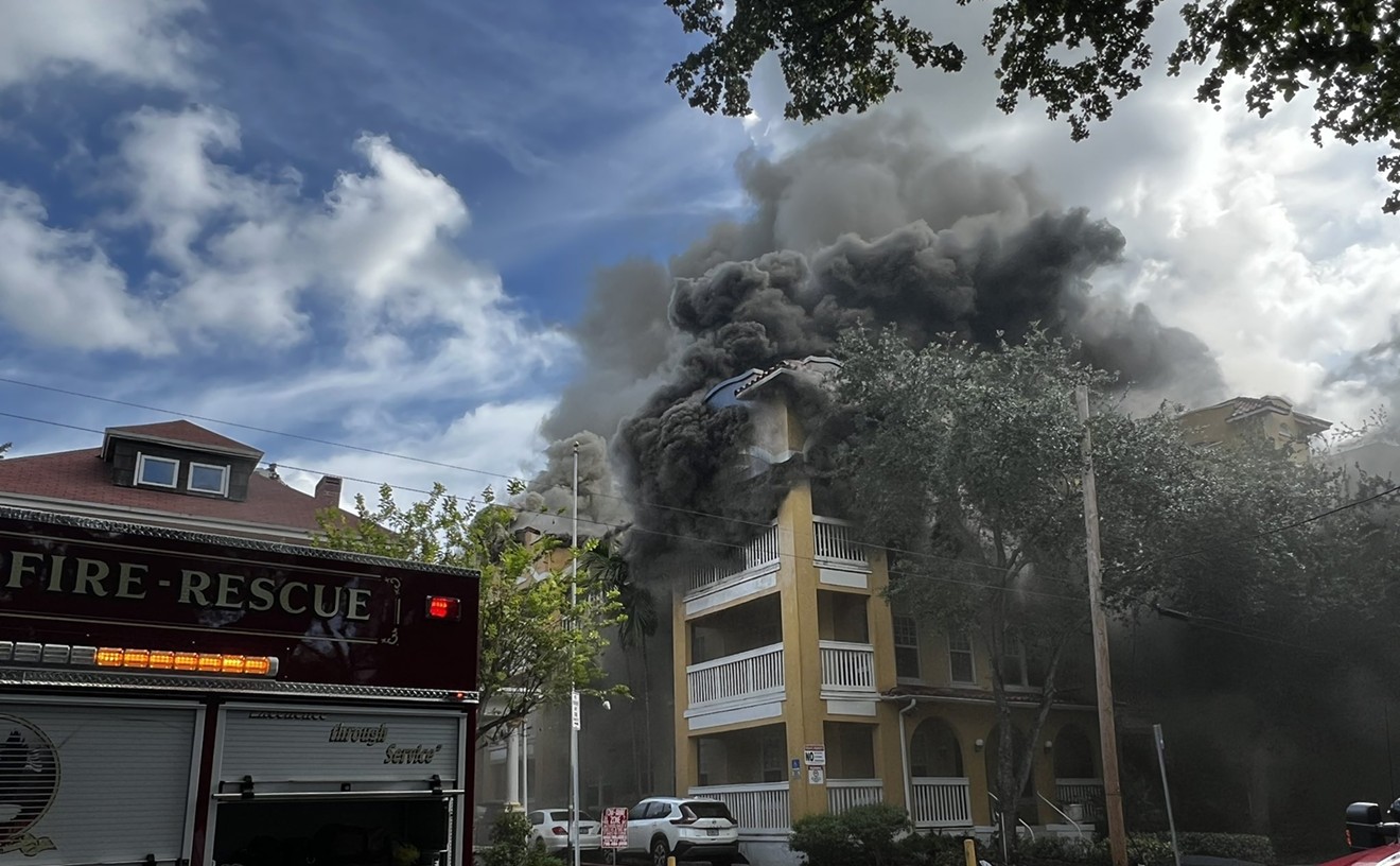 Massive Fire Breaks Out at Downtown Apartment Complex Where Man Was Shot