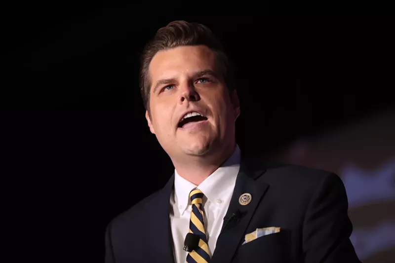 Image: Florida U.S. Rep. Matt Gaetz once attended a drug-fueled sex party with a 17-year-old, according to court documents filed late Thursday.
