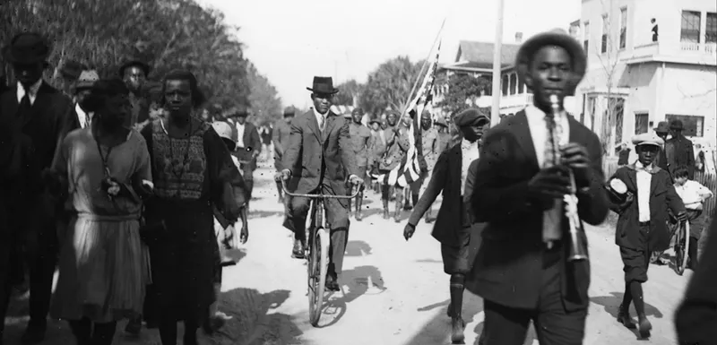 Image: The 1922 Emancipation Day parade in St. Augustine.