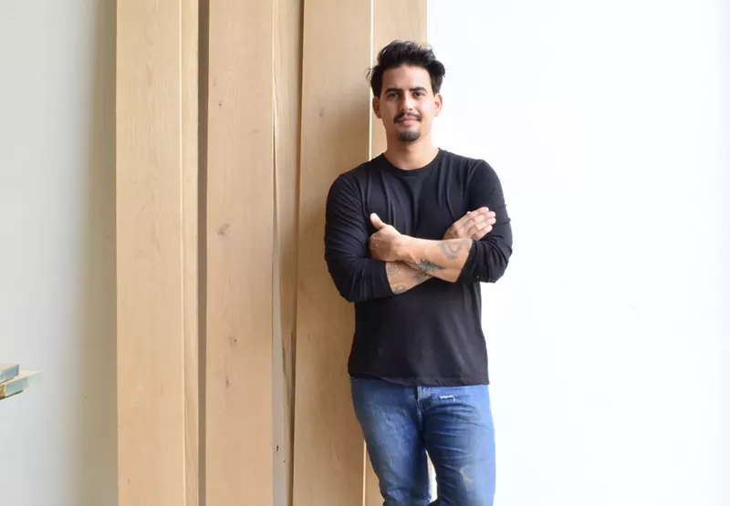 Image: Robert Cortes in his studio.
