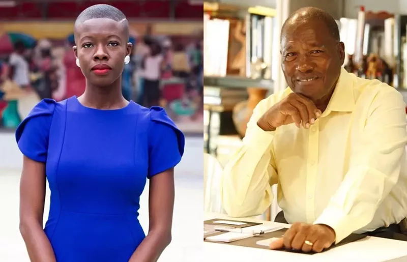 Image: Nadege Green (left) runs the @BlackMiamiDade Instagram account. Marvin Dunn (right) published Black Miami in the Twentieth Century in 1997.