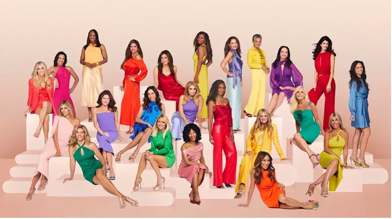 Image: Twenty-three women competing on the Golden Bachelor