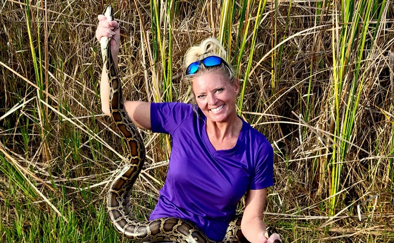 Image: Meet the Snake Lady: Python Hunter Takes Tourists Into the Florida Wilds to Wrangle Invasive Species