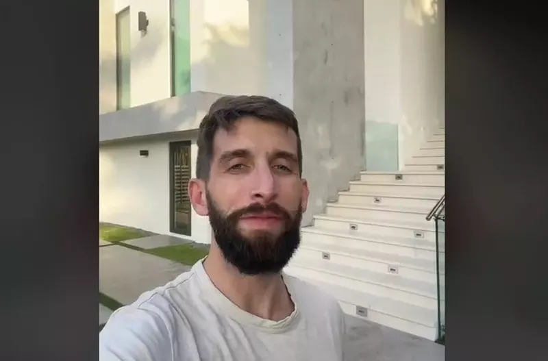 Image: Real estate influencer Tom Cruz shows off his new Miami mansion.
