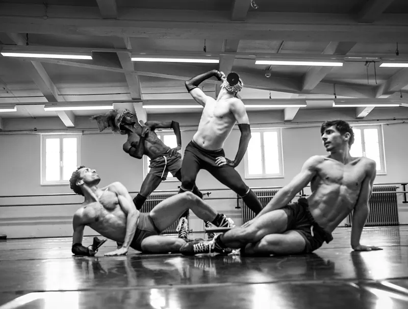 Image: Francesco Vecchione, Randolph Ward, Federico Longo, and Dean Biosa of Randolph T. Ward’s RTW Dance
