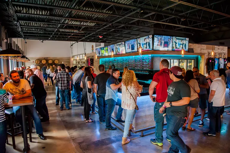 Image: The taproom at M.I.A. Beer Company