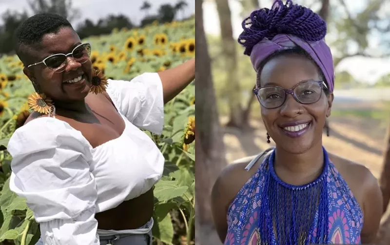 Image: Tifanny Burks (left) and Jamarah Amani of Southern Birth Justice Network