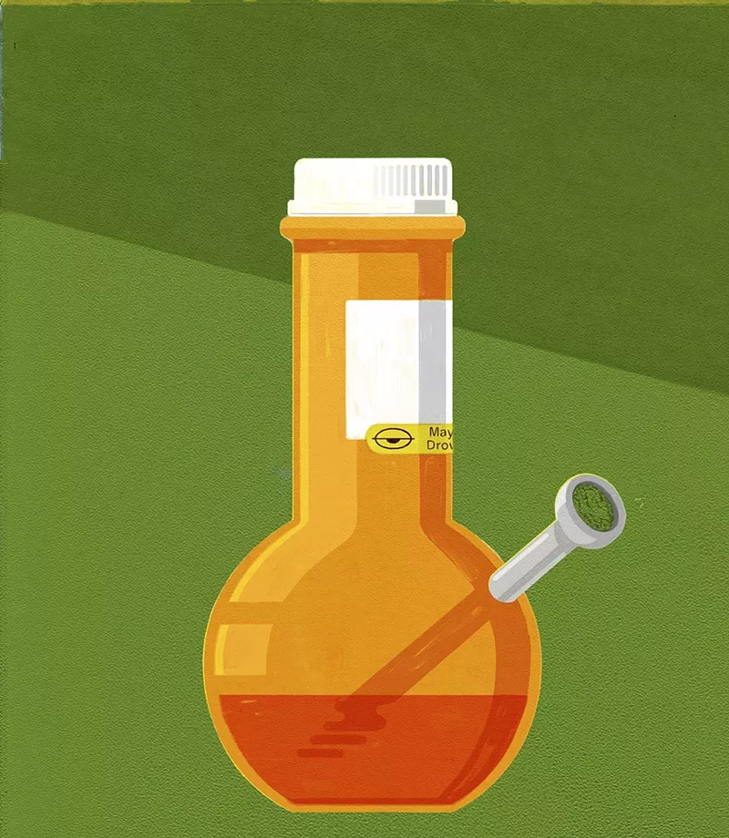 Image: By the doctor's estimation, Michael Morell had a serious problem — cannabis abuse disorder.
