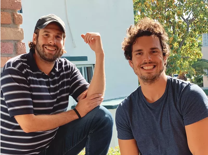 Image: Shomer founders Andy Leimdorfer (left) and Nico Pastura.