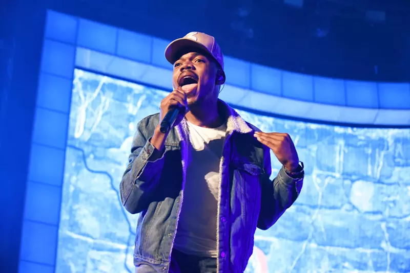 Image: Chance the Rapper was scheduled to headline the now-postponed Miami Beach Pop Festival in November.