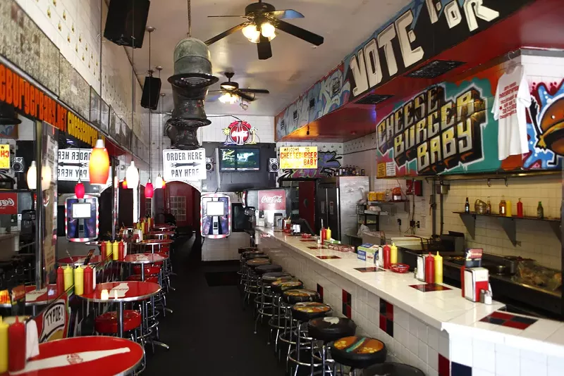 Image: Cheeseburger Baby's dining room is closed, but the restaurant is delivering throughout Miami Beach.