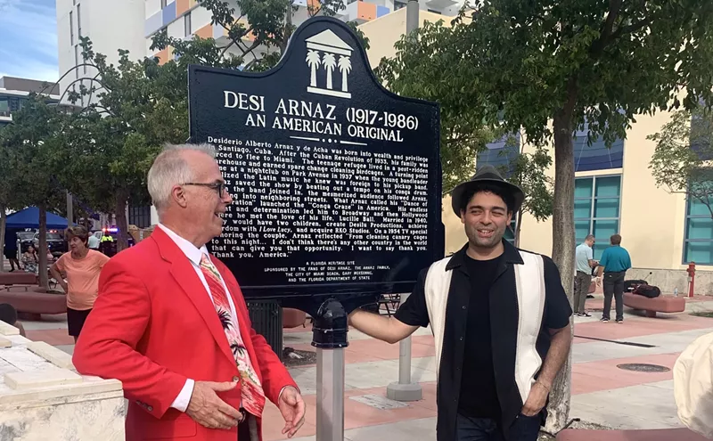 Image: Miami Beach Unveils Desi Arnaz Historical Marker