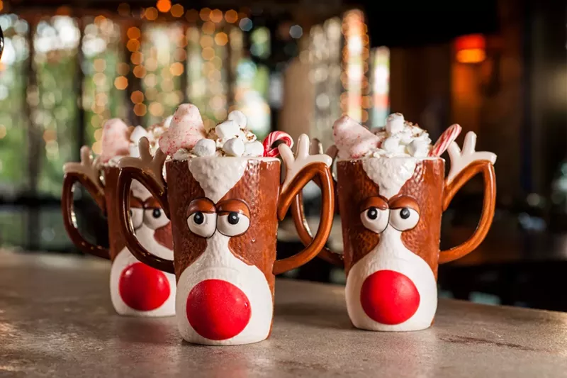 Image: The Cold Chocolate at Miracle on 10th Street is a mix of Jameson Irish Whiskey, Baileys Irish Cream, cold-brewed cocoa, and whipped cream.