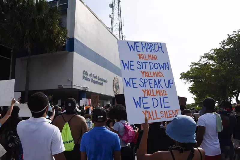 Image: Florida Gov. Ron DeSantis pushed through an "anti-riot" bill after 2020's Black Lives Matter protests.