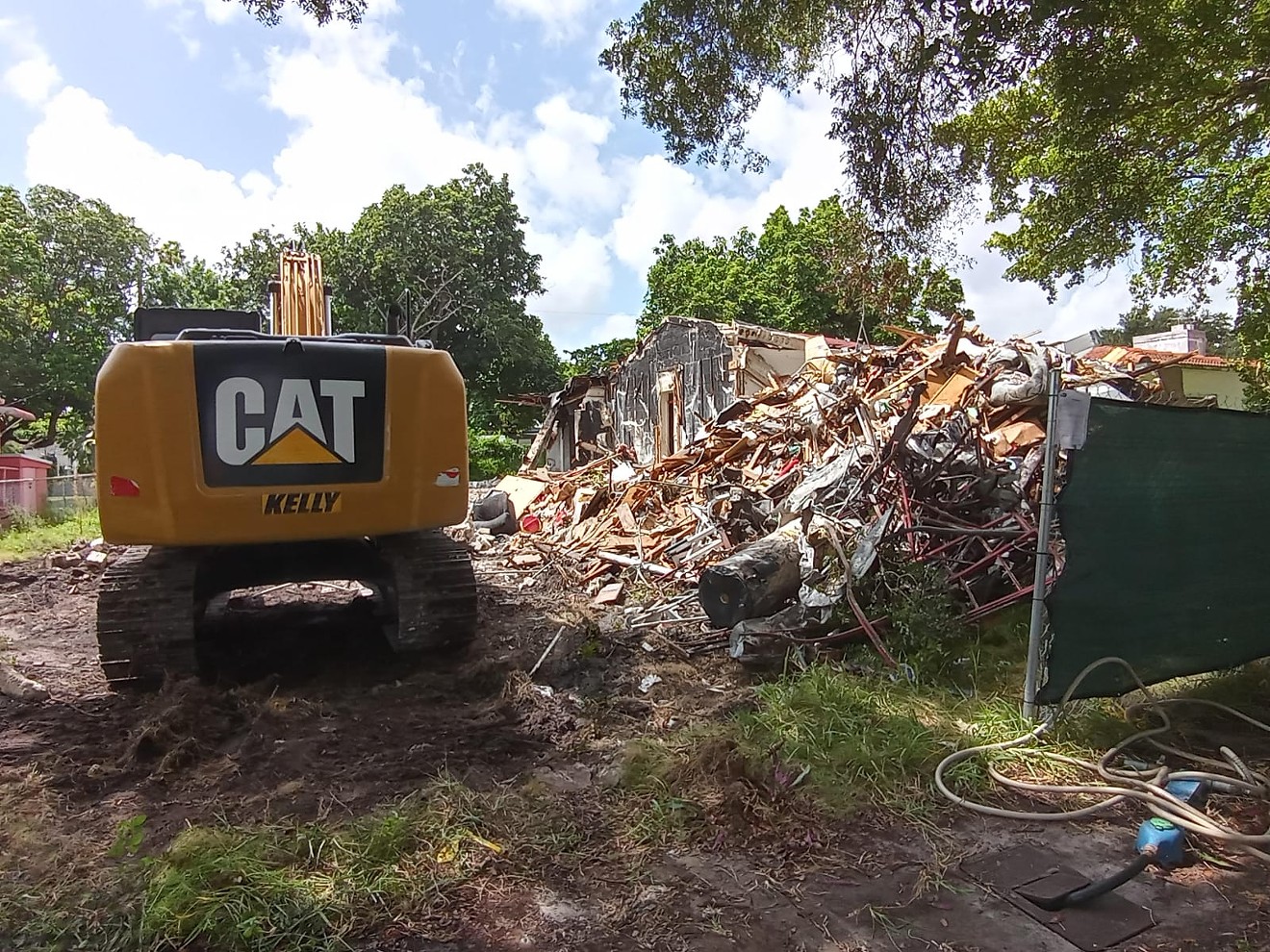 The City of Miami had Michael Hamilton's home demolished in late August.