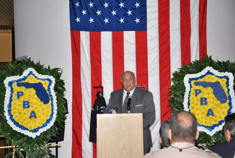 Image: Former Dade County Police Benevolent Association President John Rivera