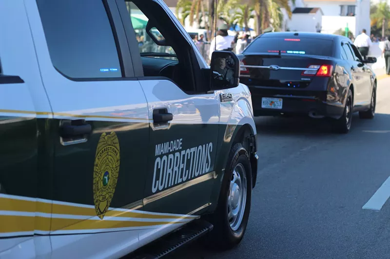 Image: The alleged victim says Yulian Gonzalez transported her to a motel in an unmarked corrections vehicle.